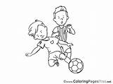 Soccer Defender Colouring Ball Coloring Sheet Title sketch template