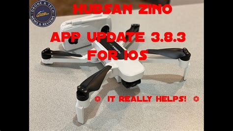 hubsan zino  hubsan ios app update  flight test   helped youtube
