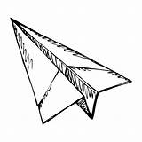 Paper Airplane Drawing Coloring Sketch Getcolorings Color Printable Print Getdrawings sketch template