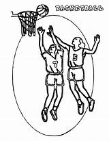 Basketball Coloring Pages Kids Print sketch template