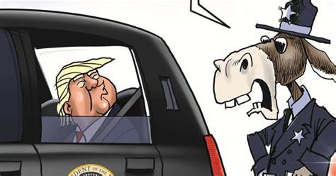 democrats  formal impeachment push summed    brutal cartoon