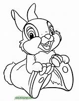 Thumper Coloring Pages Bambi Bunny Disney Disneyclips Printable Cartoon Cute Flower Color Sheets Print Choose Board Funstuff Christmas sketch template