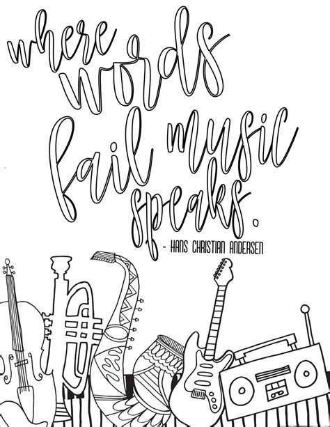 words fail  speaks quote  coloring page stevie doodles