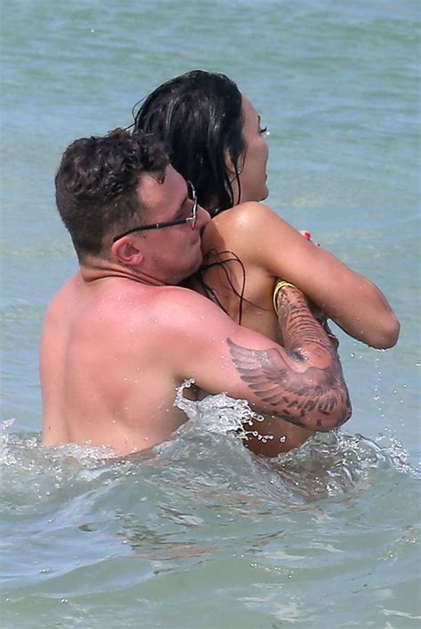 johnny manziel and topless bre tiesi get wet and wild in tulum 6 photos thefappening