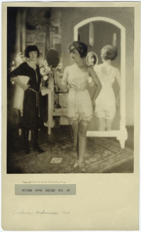 Woman In Undergarments Ca 1922 Nypl Digital Collections