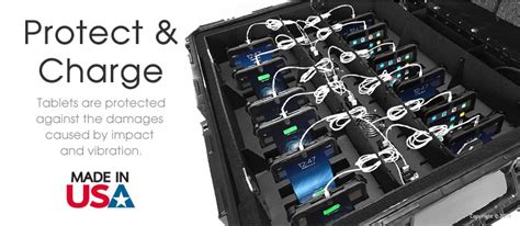 multiple ipad stations  charging storage travel casecruzer