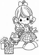 Precious Moments Girl Coloring Drawings Phone sketch template