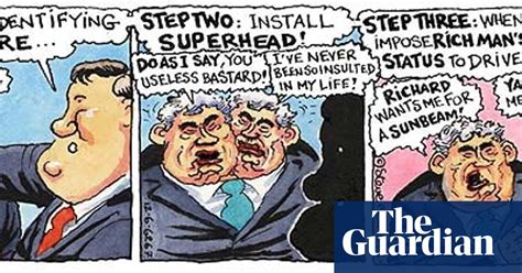 Steve Bell S If Why Are You Pointing At Me Balls Politics The
