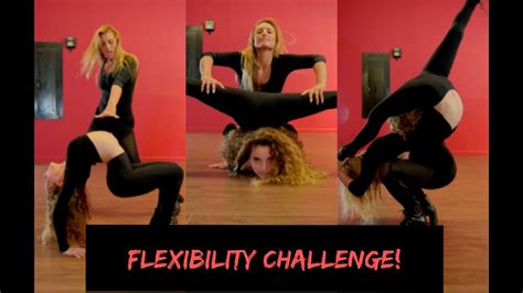 most flexible person vs most non flexible person challenge sofie dossi vs montana tucker