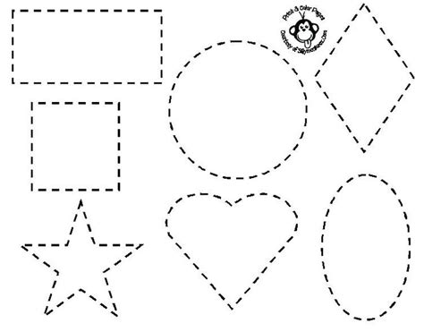 shapes colouring pages  toddlers shapes colouring pages