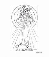 Mercy Catholic Divine Coloring Sunday Crafts Pages Kids Religious Icon Color Jesus Children öffnen Lord Trust Mary Corporal Works sketch template