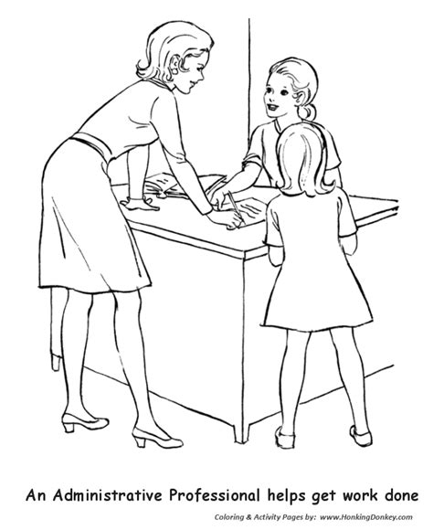 labor day coloring pages administrative professional honkingdonkey