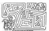 Christmas Coloring Mazes Maze Pages Kids Easy Print Printable Kitty Hello Sheets Popular Choose Board sketch template