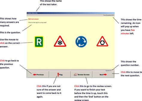 theory test practice    uk driving theory hazard