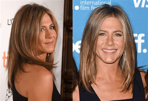 oval face hairstyles jennifer aniston and more celebs