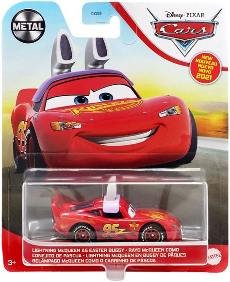 Disney Pixar Cars Cars 3 Metal Lightning Mcqueen 155 Diecast Car As