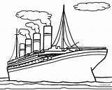 Titanic Coloring Pages Kids Printable sketch template