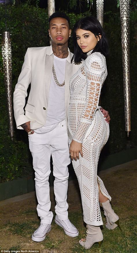 kylie jenner packs on the pda with beau tyga in instagram