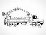 Crane Truck Drawing Coloring Pages Utility Vector Sketch Drawings Template Eps Paintingvalley Construction Views 3k Psdcovers sketch template