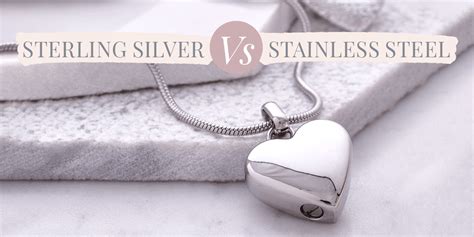 sterling silver  stainless steel inscripture