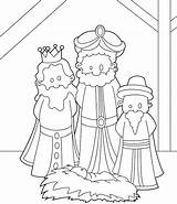 Coloring Pages Myrrh Kings La Frankincense Gold Getcolorings Wise Men sketch template