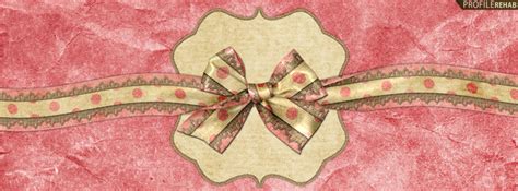 pink vintage bow facebook cover