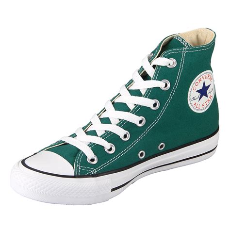 converse chuck taylor  star  forest green  top shoe