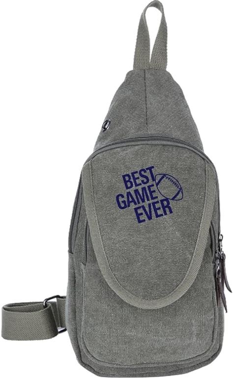 amazoncom backpack canvas chest pack bag  game  rucksack sling hiking shoulder