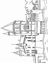 Kleurplaat Kasteel Kastelen Burgen Schlosser Colorare Malvorlagen Chateaux Burg Mewarnai Kastil Coloriages Castelli Animasi Castello Bergerak Animaatjes Malvorlage Gambar Animate sketch template