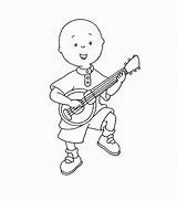 Caillou Coloring Pages Coloringpagesabc Cartoon sketch template