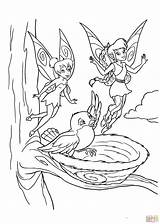 Coloring Pages Tinkerbell Fairy Fairies Disney Printable Fawn Colouring Bell Tinker Book Animals Kids Shows Print Ava Para Printables Animal sketch template