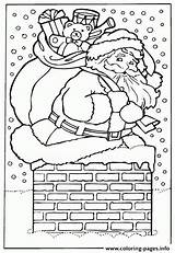 Coloring Claus Santa Christmas Pages Printable sketch template