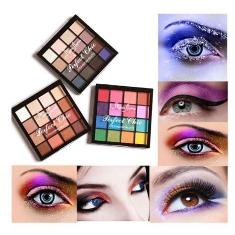 Pretty 16 Colors Set Women Eye Makeup Cosmetic Powder Smoky Eyeshadow