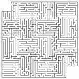Mazes Hard Coloring Pages Kids sketch template