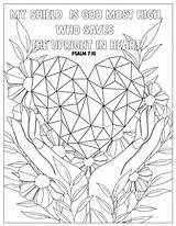 Coloring Psalms Psalm sketch template