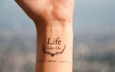 excellent   life quote tattoos ideas  sheideas