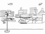 Coloringsky Helicopter sketch template