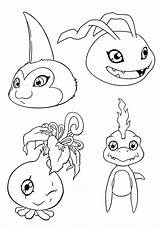 Digimon sketch template