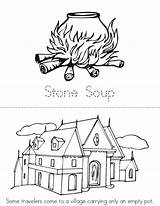Soup Coloring Stone Pages Noodle Book sketch template