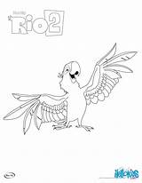 Rio Coloring Blu Pages Blue Kids Color Print Movie Rio2 Sketch Hellokids Template Singing Song sketch template