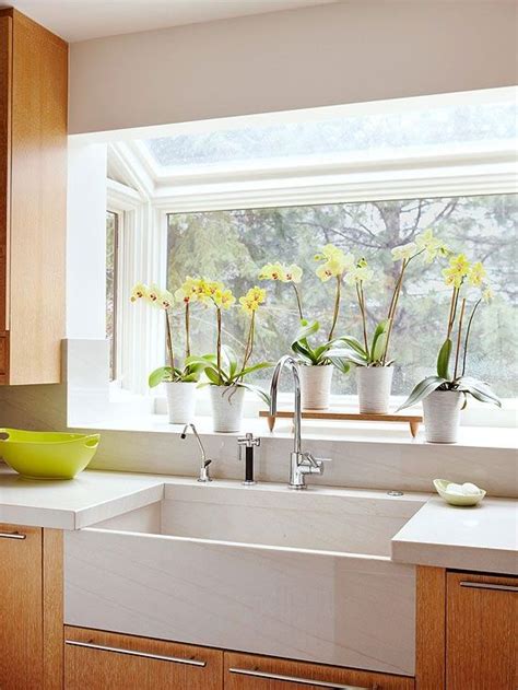 windowsill plants   kitchen sink modern kitchen sinks farmhouse style kitchen