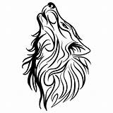 Tribal Wolf Tattoo Head Howling Vector Scorpion Royalty Howl Mascot Cartoon Dreamstime Sketch Stock Illustrations Vectors sketch template