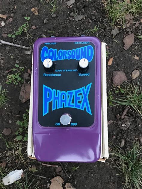 colorsound phazex phaser  purple effect  sale denmark street guitars