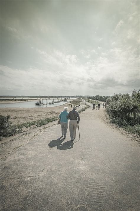 Free Photo Old Couple Elderly Love Walking Free