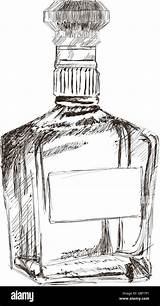 Liquor Schnaps Flasche Alamy sketch template
