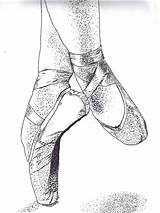 Pointillism Ballet Shoes Coloring Pages Dance Seleccionar Tablero Deviantart Shoe Organizing sketch template