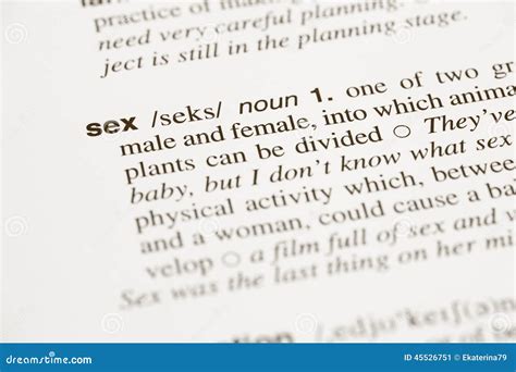 definition word sex in dictionary stock image image of word concepts