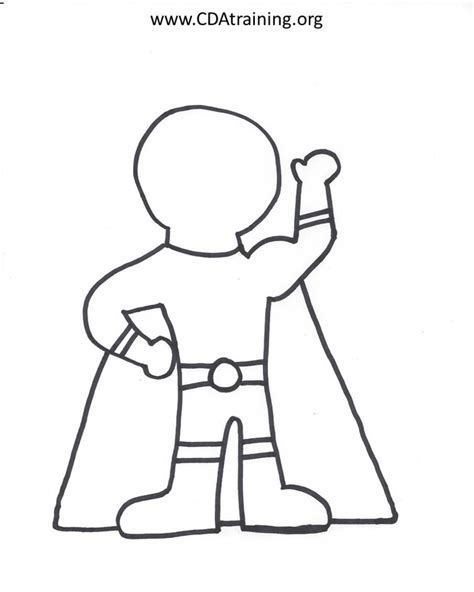 superhero outline drawing  getdrawings