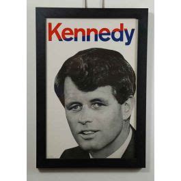 robert kennedy  campaign poster framed