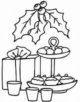 Christmas Coloring Pages Treats Girls sketch template